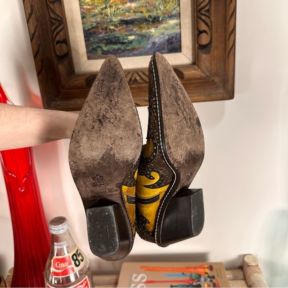 Donald J Pliner western booties leather studded Jamie - Picture 8 of 9